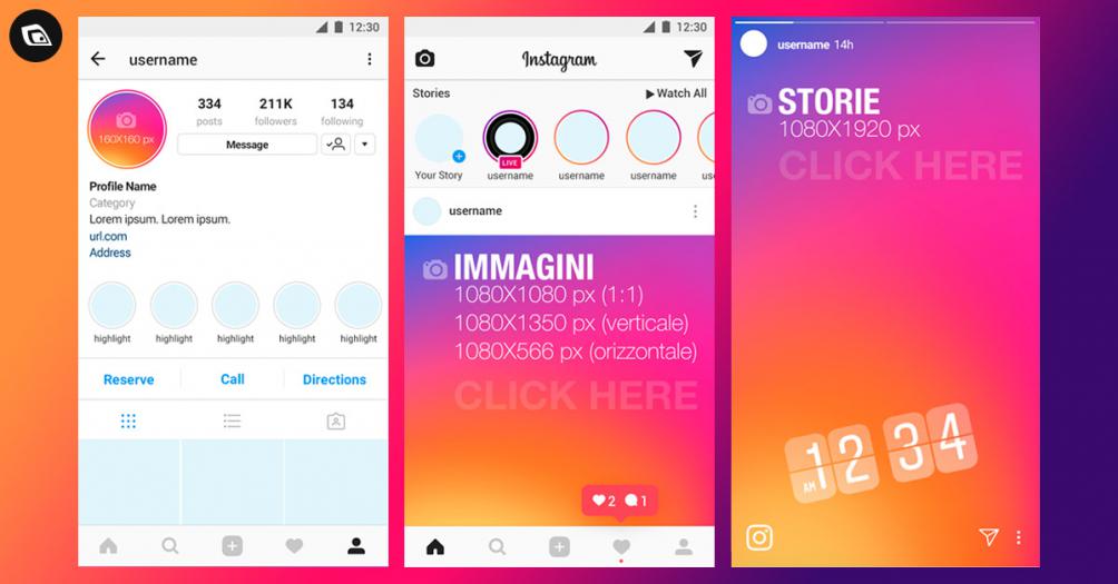 I formati e le dimensioni delle immagini di Instagram