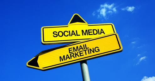 Email marketing vs social media